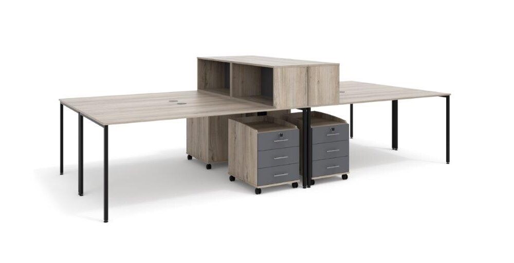 Euro 25 with Bookcase & Mobile Pedestal