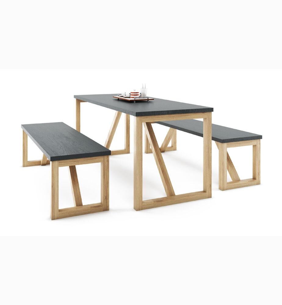 Square Block Table