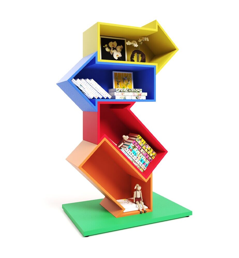 Library Arrow Bookcase