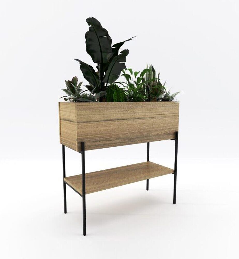 Planter With Shelf 2
