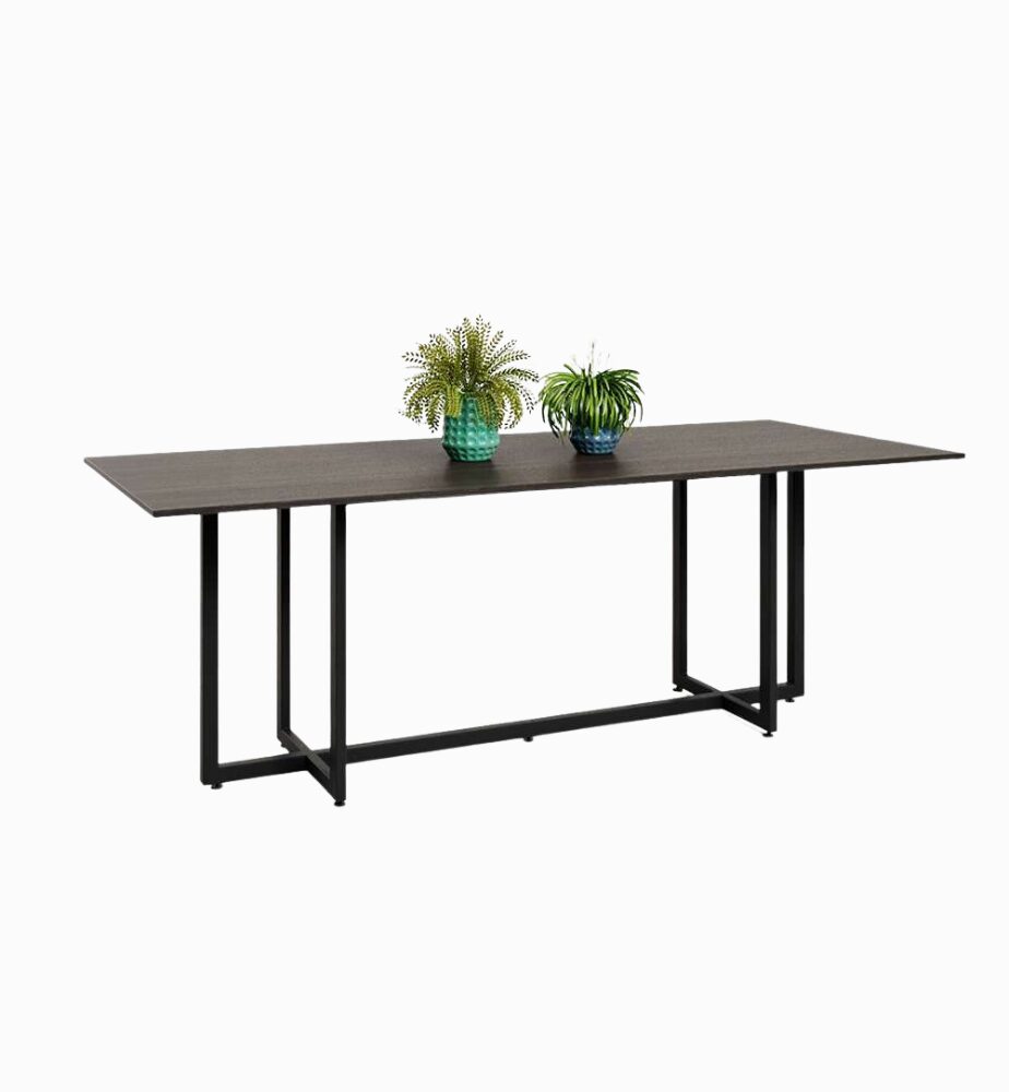 Dining Table With Cross Base